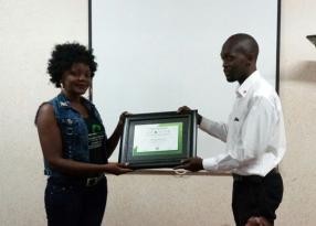 Dorah Mwima Foundation Receives Vocational Service Award Dorah Mwima Foundation Receives Vocational Service Award